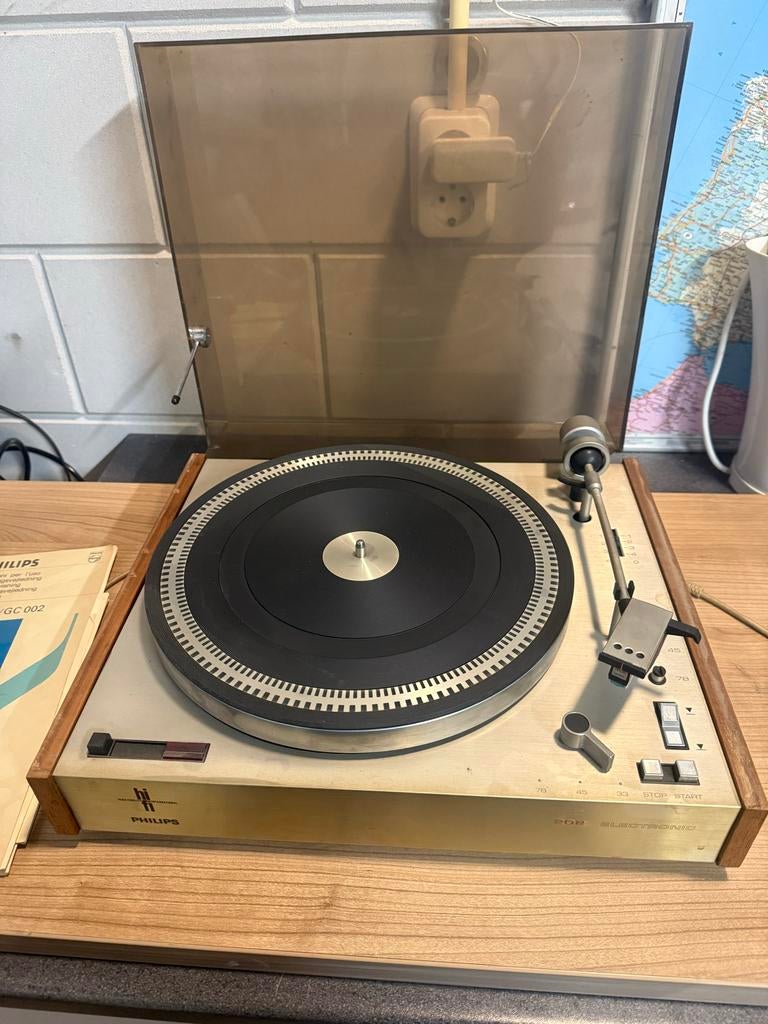 Philips 22GA202 Platenspeler LP - Vintage 1969/1970, Audio, Tv en Foto, Platenspelers, Philips, Gebruikt, Automatisch, Ophalen of Verzenden