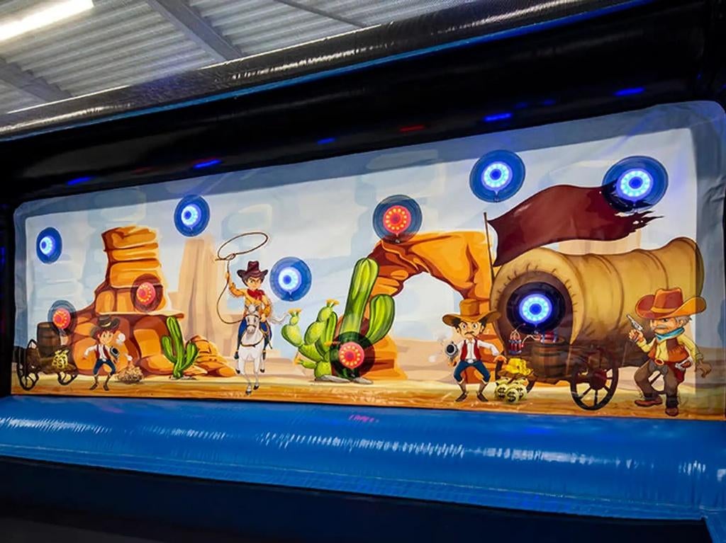 Te Huur: Opblaasbare Schietkraam, Ophalen, Zo goed als nieuw, Overige