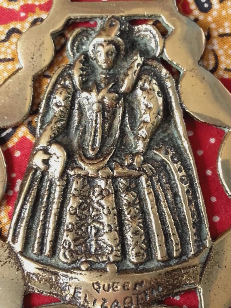 Antiek kleppermannetje uit Engeland met Queen Elizabeth., Ophalen of Verzenden, Koper