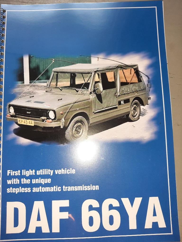 DAF YA 66, Ophalen of Verzenden, Landmacht, Nederland, Overige typen