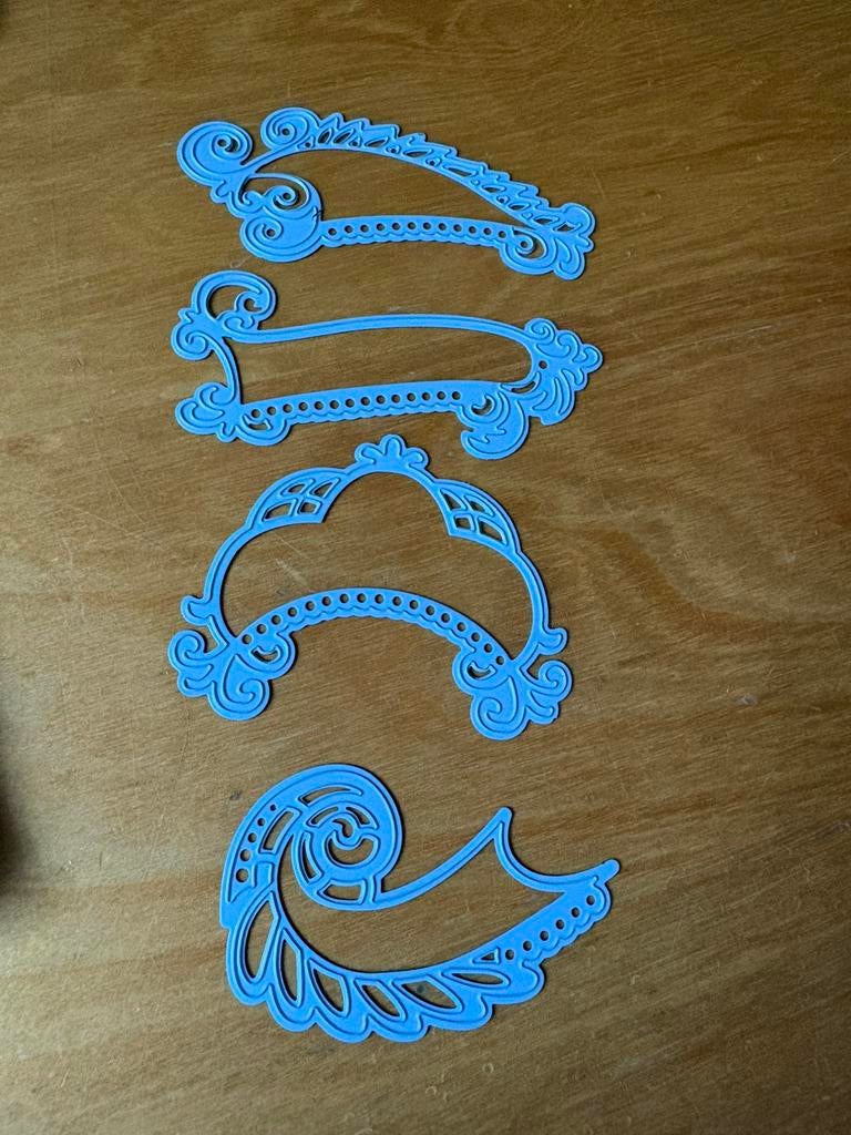 Snijmal marianne design sierlijke banners, Ophalen of Verzenden, Zo goed als nieuw, Overige thema's, Pons of Mal