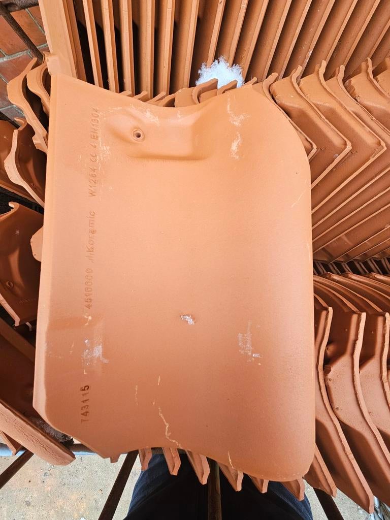 ca 450 st Koramic oude holle 451, Steen of Klei, Ophalen of Verzenden, 15 m² of meer, Dakpannen