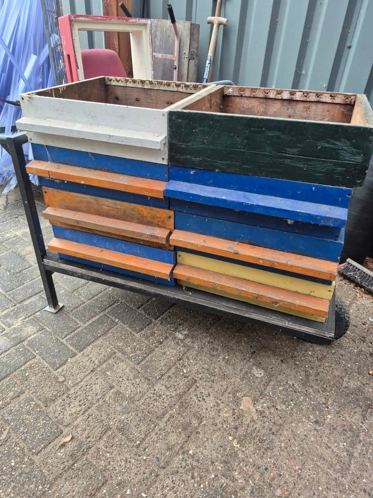 Honingkamer dadant, 8 stuks, hout, Bijen