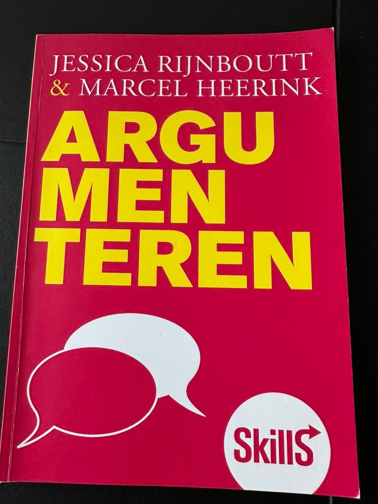 Argumenteren skills, Boeken, Studieboeken en Cursussen, Ophalen of Verzenden, Gamma, Gelezen, HBO
