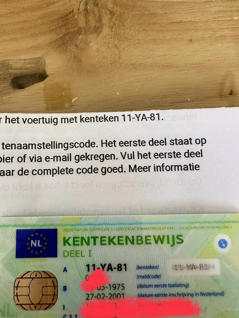 compleet kenteken mercedes 280 slc 107, Ophalen