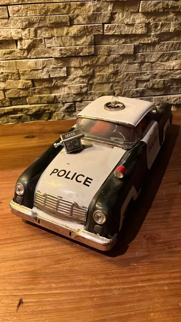 Politieauto Joustra, Antiek en Kunst, Antiek | Speelgoed, Ophalen of Verzenden