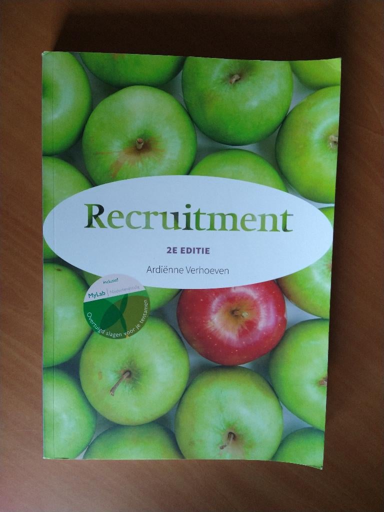 Verhoeven, Ardienne Recruitment. 2e editie, Boeken, Ophalen of Verzenden, Beta, Zo goed als nieuw, HBO
