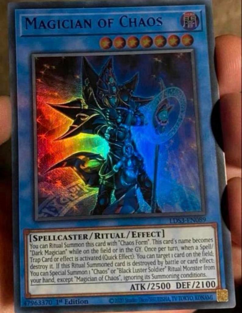 Yu-Gi-Oh! Magician of Chaos LDS3 1st Edition M/NM !, Hobby en Vrije tijd, Verzamelkaartspellen | Yu-gi-Oh!, Ophalen of Verzenden