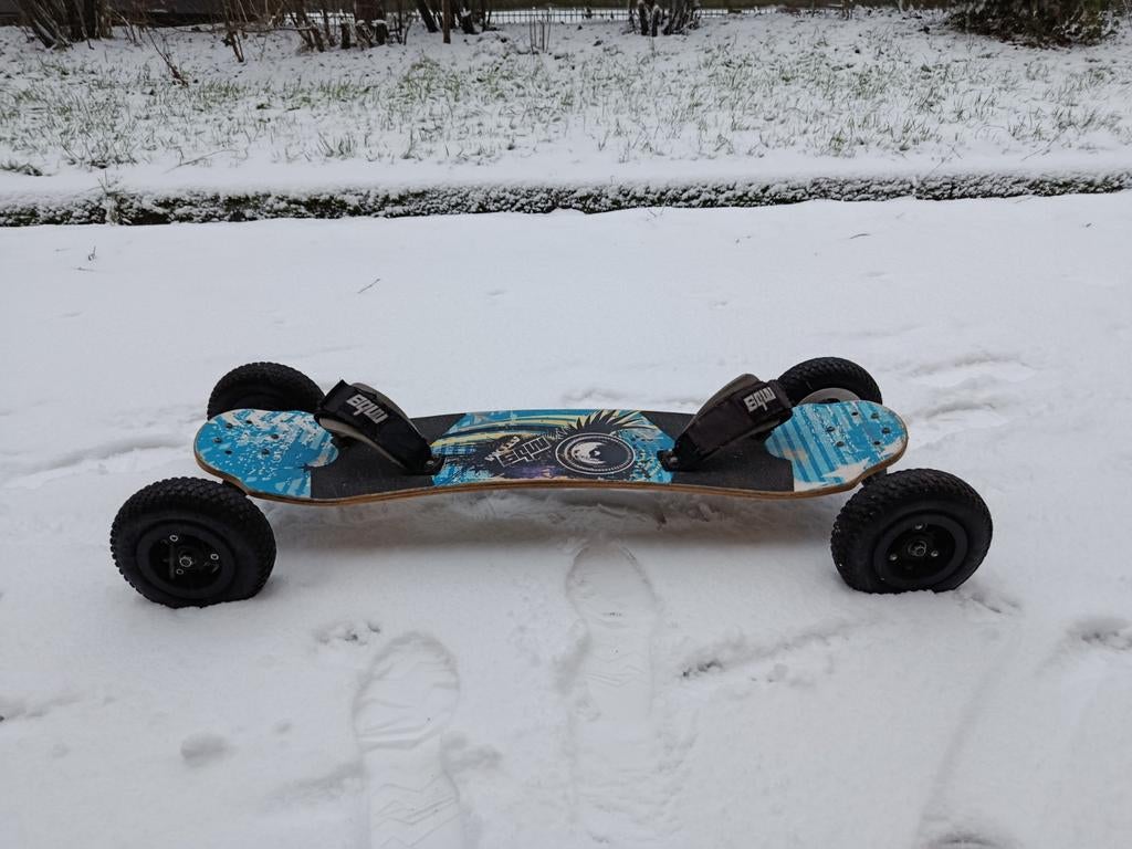 Mountain board, Ophalen, Gebruikt
