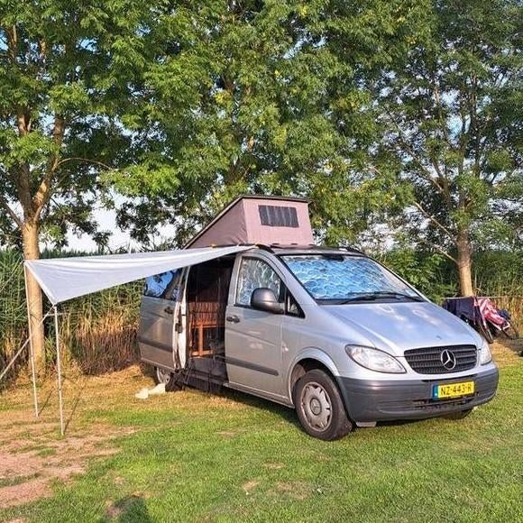 Mercedes Vito w639 kampeerbus, Hefdak, Buscamper of Camperbus, Reservewiel, Tot en met 2