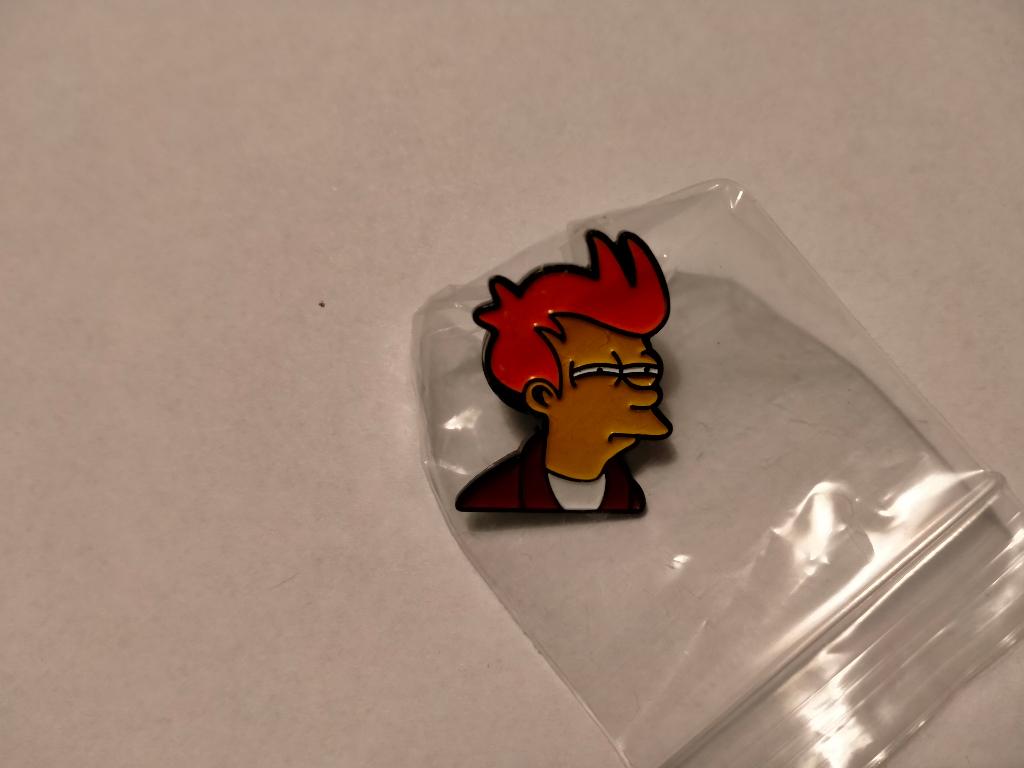 Futurama Philip J. Fry tv tekenfilm strip logo pin animatie, Verzamelen, Ophalen of Verzenden, Nieuw, Overige onderwerpen