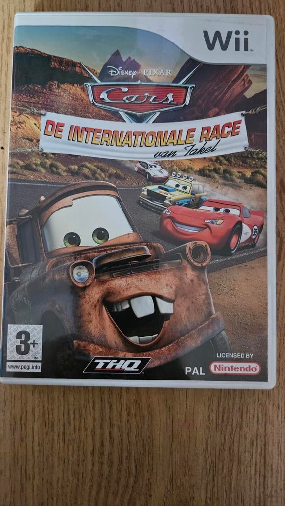 Cars: De Internationale Race - Wii., Gebruikt, Racen en Vliegen, 2 spelers, Eén computer