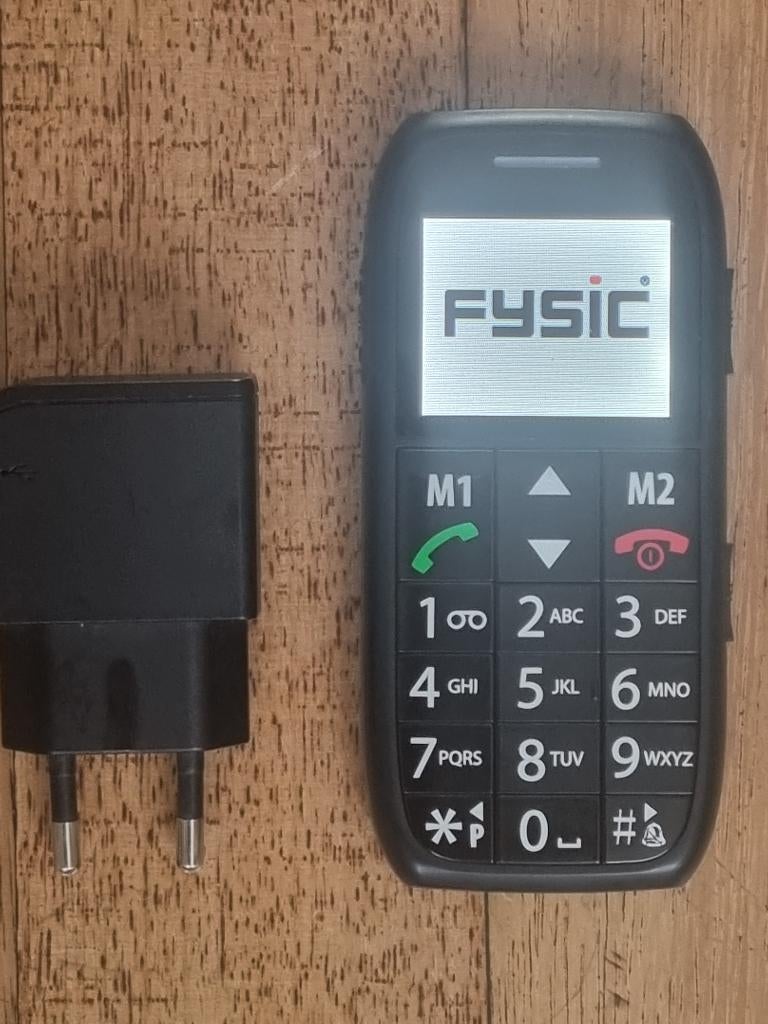 Fysic senioren telefoon, FM-7500, ZGAN, Ophalen, Geen camera, Zo goed als nieuw, Klassiek of Candybar