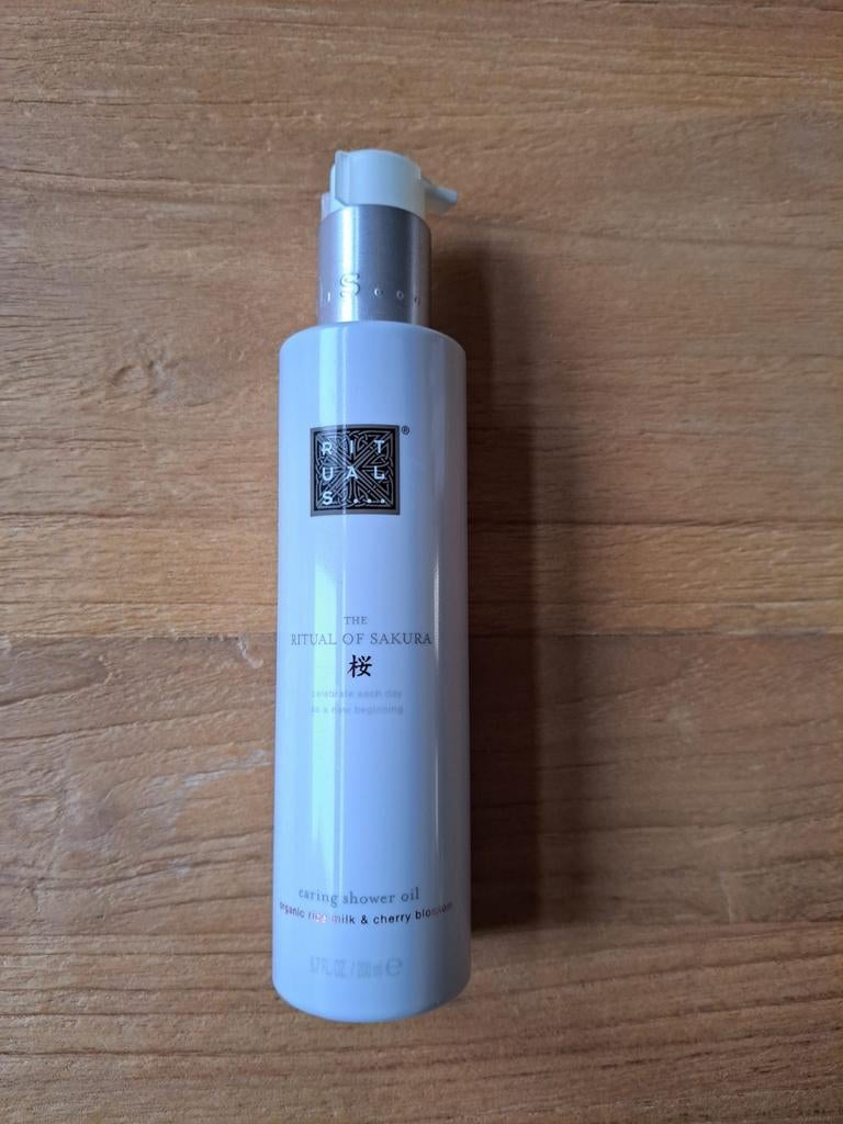 Rituals Sakura Caring Shower Oil 200 ml - Nieuw!, Sieraden, Tassen en Uiterlijk, Uiterlijk | Lichaamsverzorging, Ophalen of Verzenden