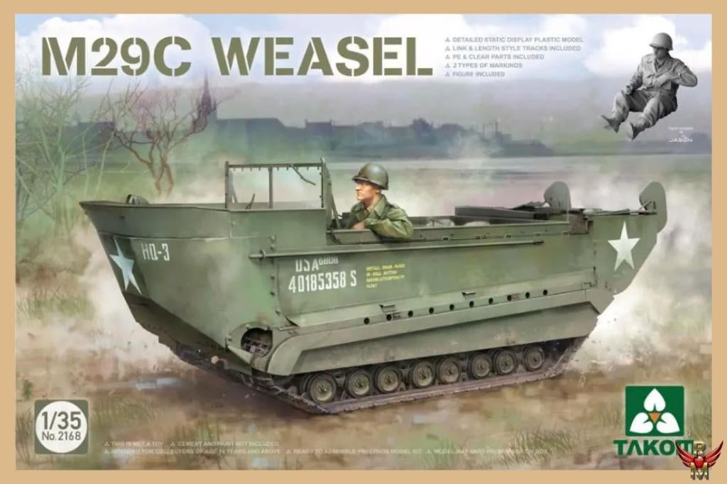 ROWASP | Takom 1/35 M29 C Weasel, Overige merken, Tank, Takom, 1:32 tot 1:50