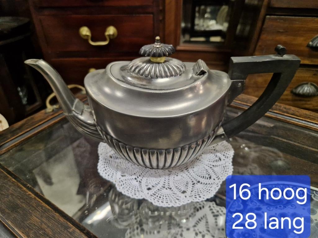 Prachtige theepot, Antiek en Kunst, Antiek | Servies los, Ophalen of Verzenden
