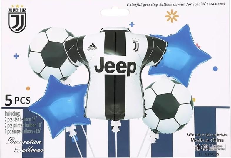 Voetbal * folie ballonnen set * Juventus, Ophalen of Verzenden, Nieuw, Versiering, Verjaardag
