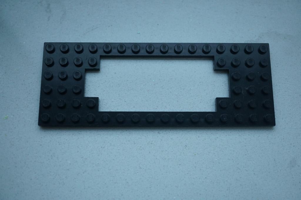 Lego trein bodemplaat zwart of grijs, Ophalen of Verzenden, Gebruikt, Losse stenen, Lego