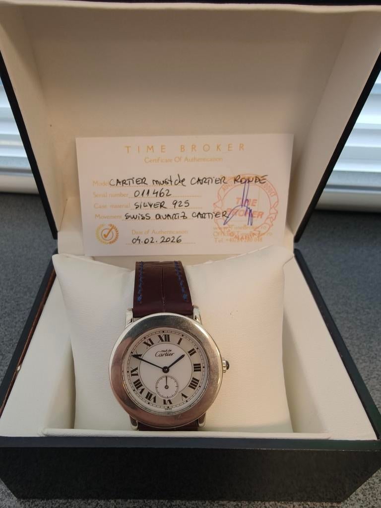 Cartier Must de Cartier Ronde 1815, Sieraden, Tassen en Uiterlijk, Horloges | Heren, Overige merken, Polshorloge, Ophalen of Verzenden