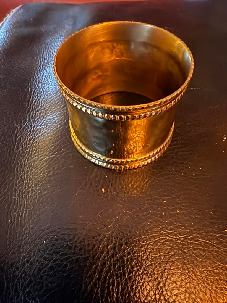 Servetring goudkleurig Riviera Maison, Ophalen of Verzenden, Zo goed als nieuw, Overige materialen, Los bestek