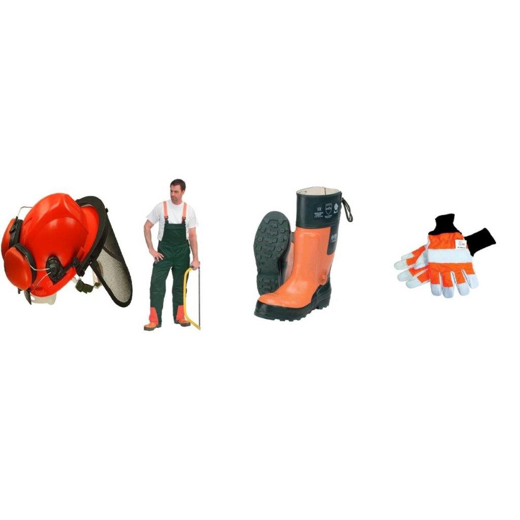 Zaagbroek + helm + laarzen + handschoenen GRATIS VERZONDEN!, Tuin en Terras, Werkkleding, Ophalen of Verzenden, Nieuw, Jas