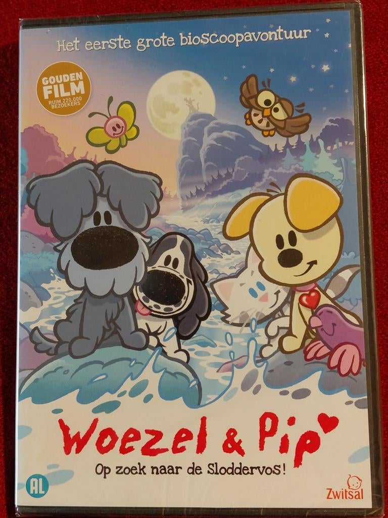 Woezel en Pip - Op zoek naar Sloddervos (DVD, Nieuw), Avontuur, Alle leeftijden, Ophalen of Verzenden, Nieuw in verpakking