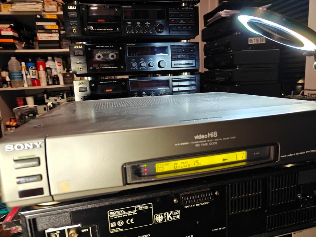 Sony EV-C2000 videorecorder Hi8 Video 8  in top staat, Audio, Tv en Foto, Videospelers, Ophalen of Verzenden