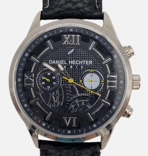 Daniel Hechter Paris Atlas For Men FR 224 Horloge, Ophalen of Verzenden, Leer, Overige merken