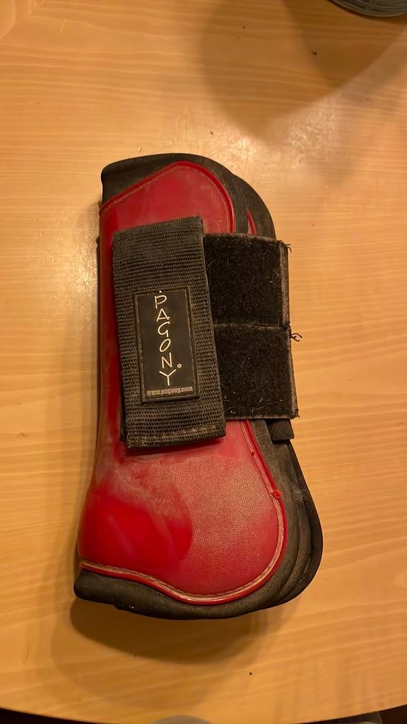 Peesbeschermers rood, Dieren en Toebehoren, Ophalen of Verzenden, Gebruikt, Rijden