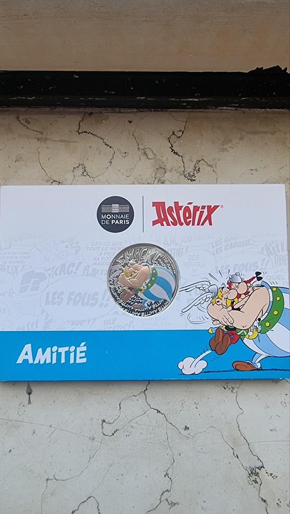 50 Euro Asterix, Postzegels en Munten, Ophalen of Verzenden, Koningin Beatrix, Euro's, Zilver