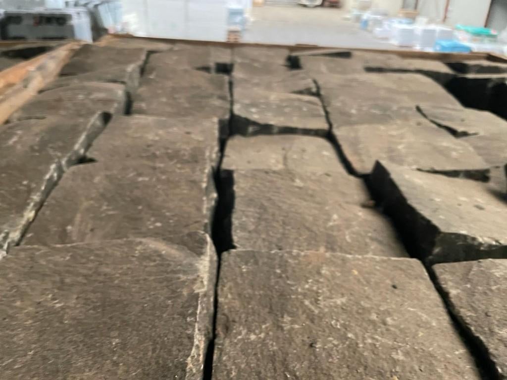 Basalt kinderkoppen kasseien platines natuursteen bestrating, Overige typen, Nieuw, Ophalen of Verzenden, Natuursteen