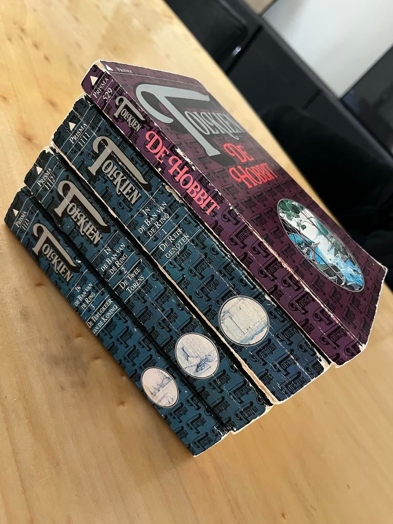 Tolkien: In de ban van de ring + De Hobbit, Boeken, Fantasy, Ophalen of Verzenden, Gelezen