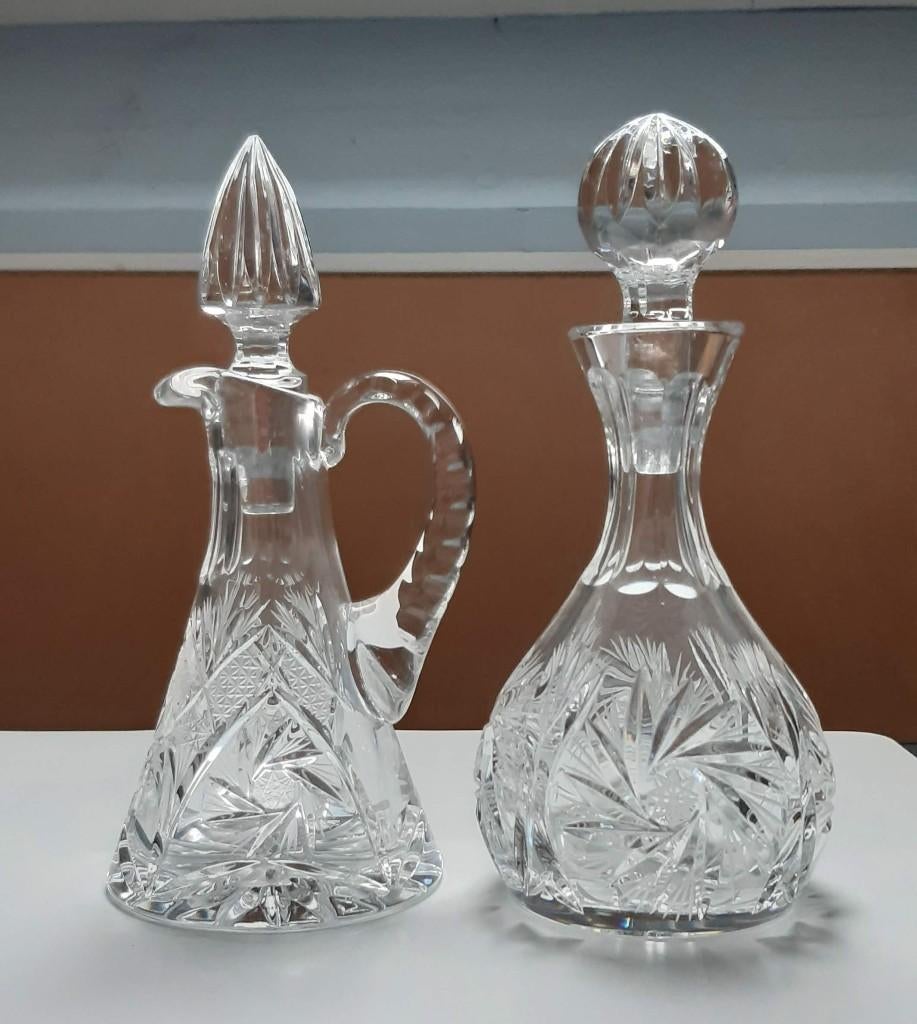 kristallen karafjes, Ophalen