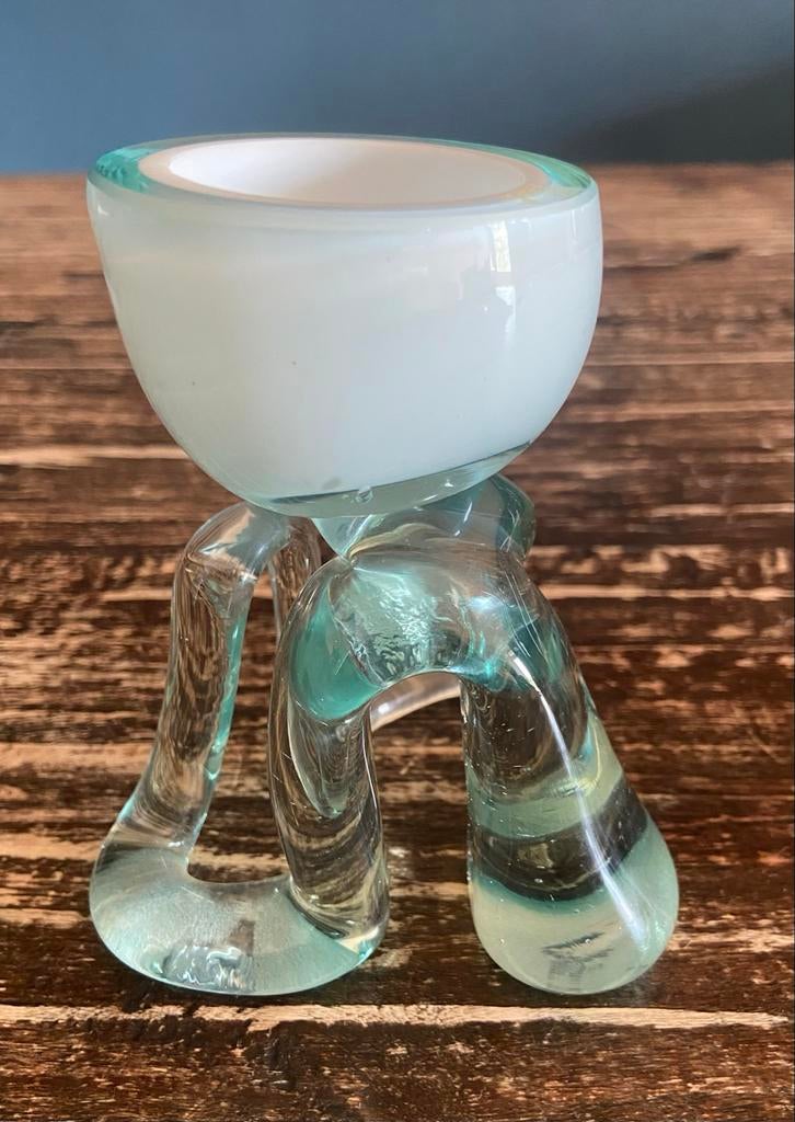 Jozefina Glassworks Krosno Kandelaar/Vaas - 'Octopus' Design, Huis en Inrichting, Woonaccessoires | Vazen, Ophalen of Verzenden