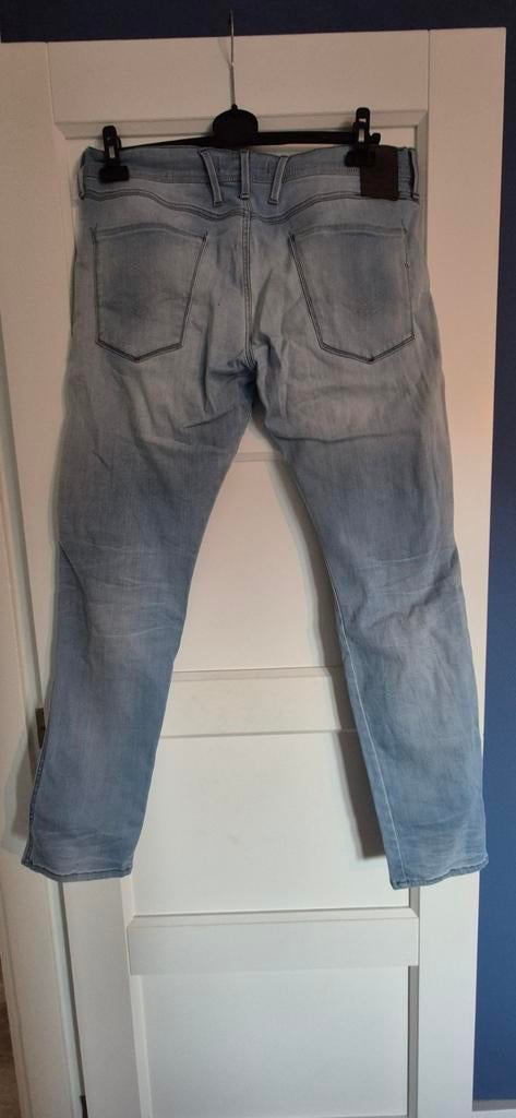 Blauwe spijkerbroek, Replay, Blauw, W32 (confectie 46) of kleiner, Ophalen of Verzenden, Gedragen