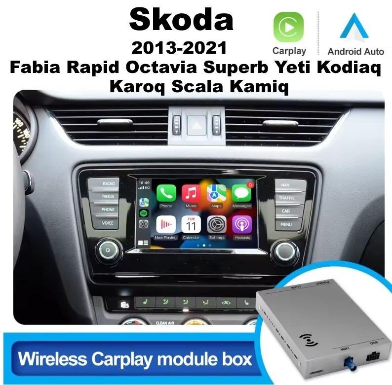 Skoda Fabia Octavia Yeti Apple Carplay Android Auto module, Auto diversen, Autoradio's, Ophalen of Verzenden, Nieuw