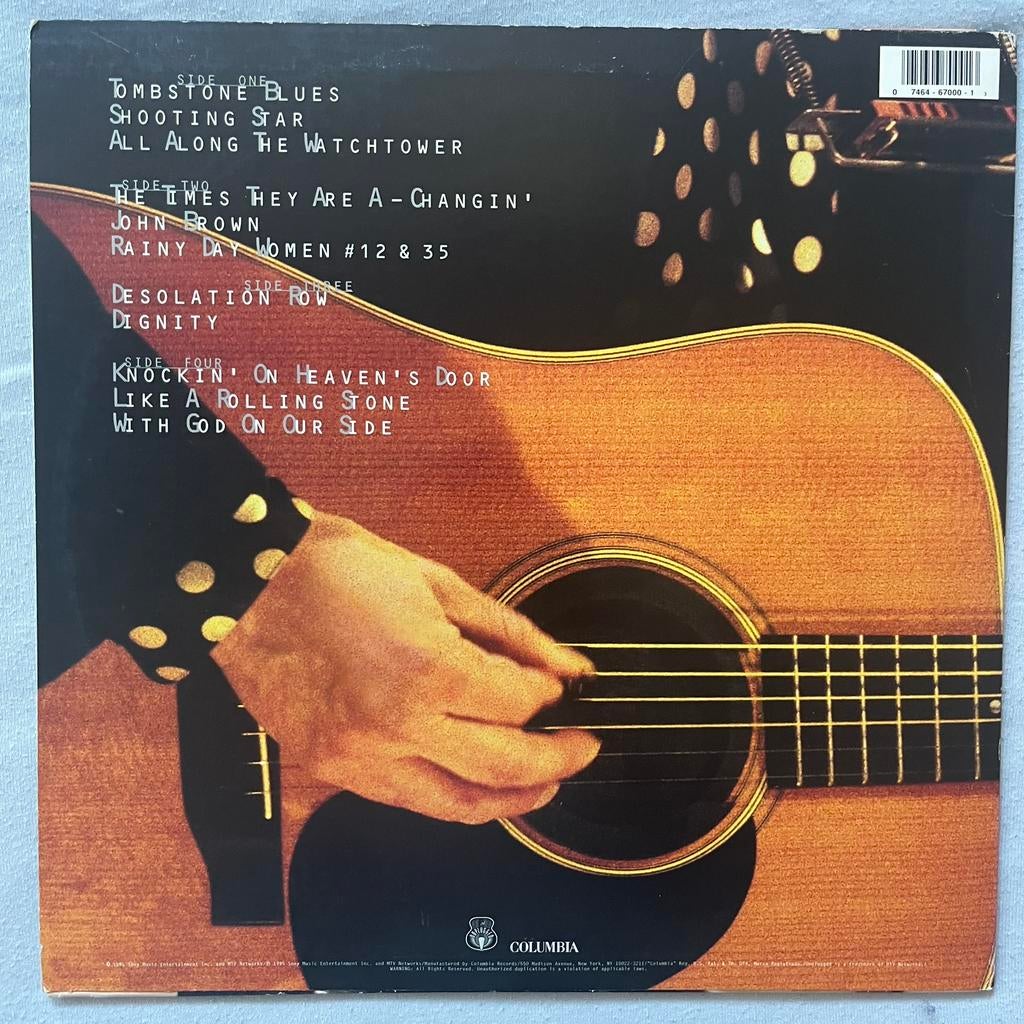 Bob Dylan Unplugged 2 LP originele persing, Verzenden, Zo goed als nieuw, 12 inch