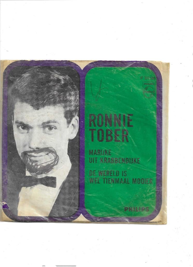 7" Single Ronnie Tober - Marijke uit Krabbendijke, Ophalen of Verzenden, Gebruikt, Nederlandstalig