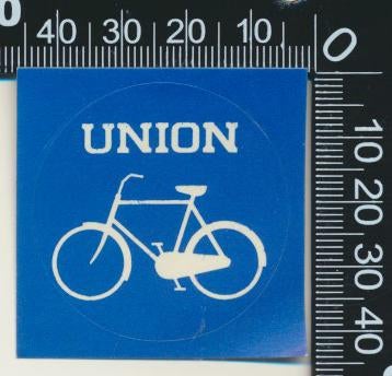 Sticker: Union (3), Ophalen of Verzenden, Zo goed als nieuw, Bedrijf of Vereniging