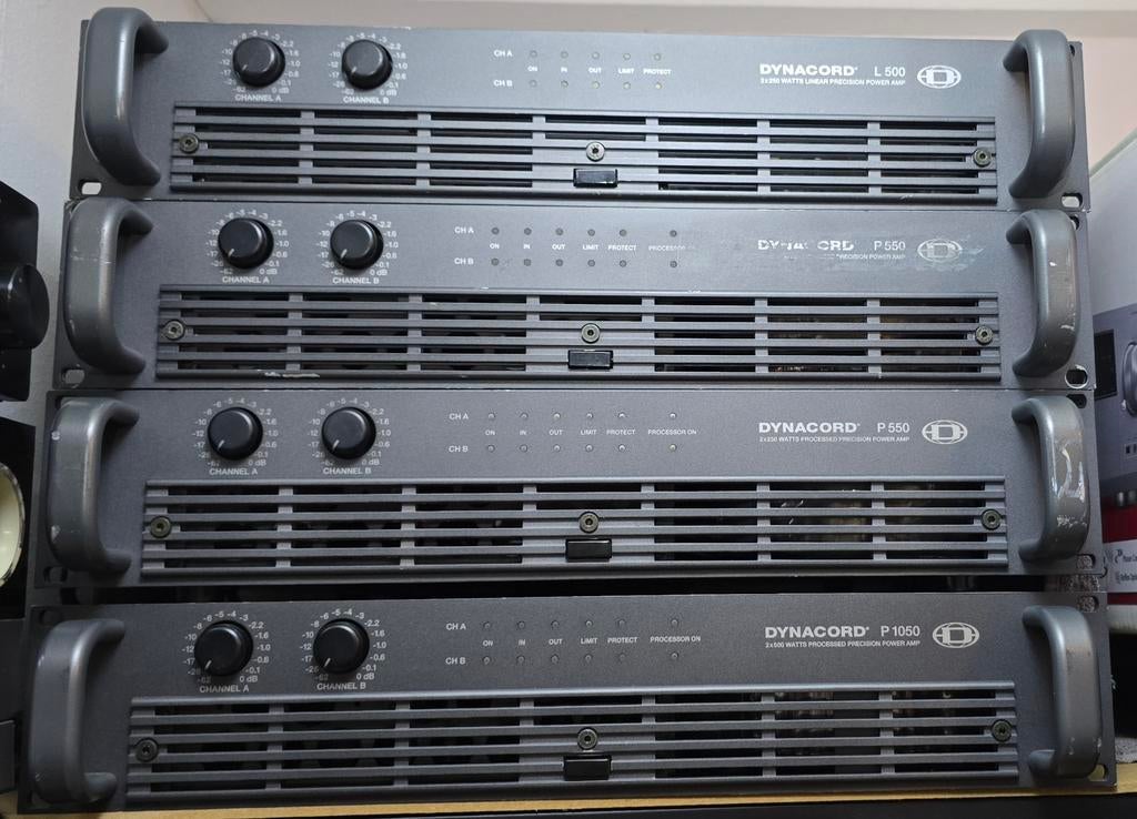 Dynacord Versterkers - L500, P550, P1050, Ophalen, Gebruikt, Audio