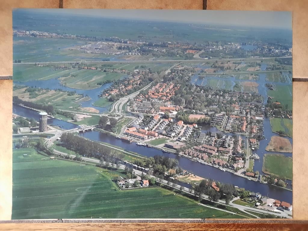 Luchtfoto Westzaan, Ophalen of Verzenden, Zo goed als nieuw, Overige onderwerpen