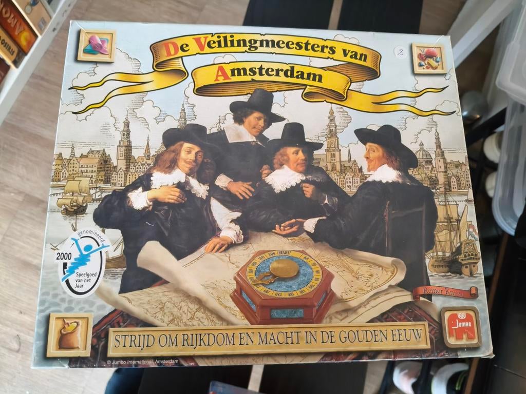 Vintage Bordspel: De Veilingmeesters van Amsterdam, Hobby en Vrije tijd, Gezelschapsspellen | Bordspellen, Ophalen, Gebruikt