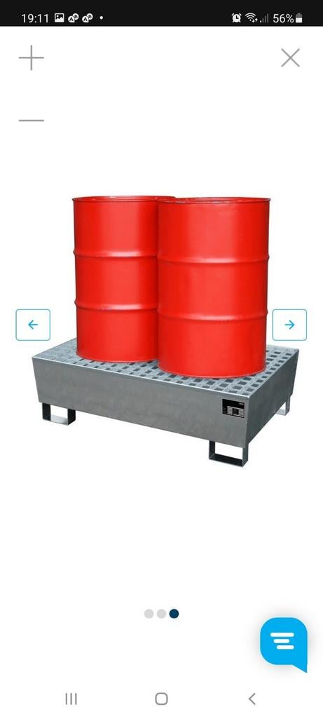 Lek bak verzinkt staal, Tuin en Terras, Vuurkorven, Ophalen of Verzenden, Nieuw