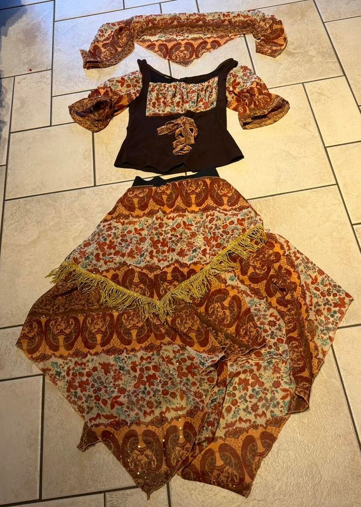 Carnaval verkleedkleeding pruik pinguïn bohemian masker, Ophalen, Carnaval, Kleding, Maat 36 (S)