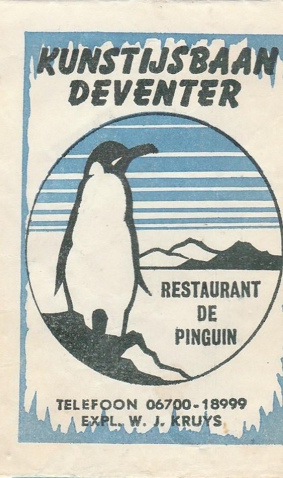 kunstijsbaan Deventer - pinguin - W Kruys, Ophalen of Verzenden