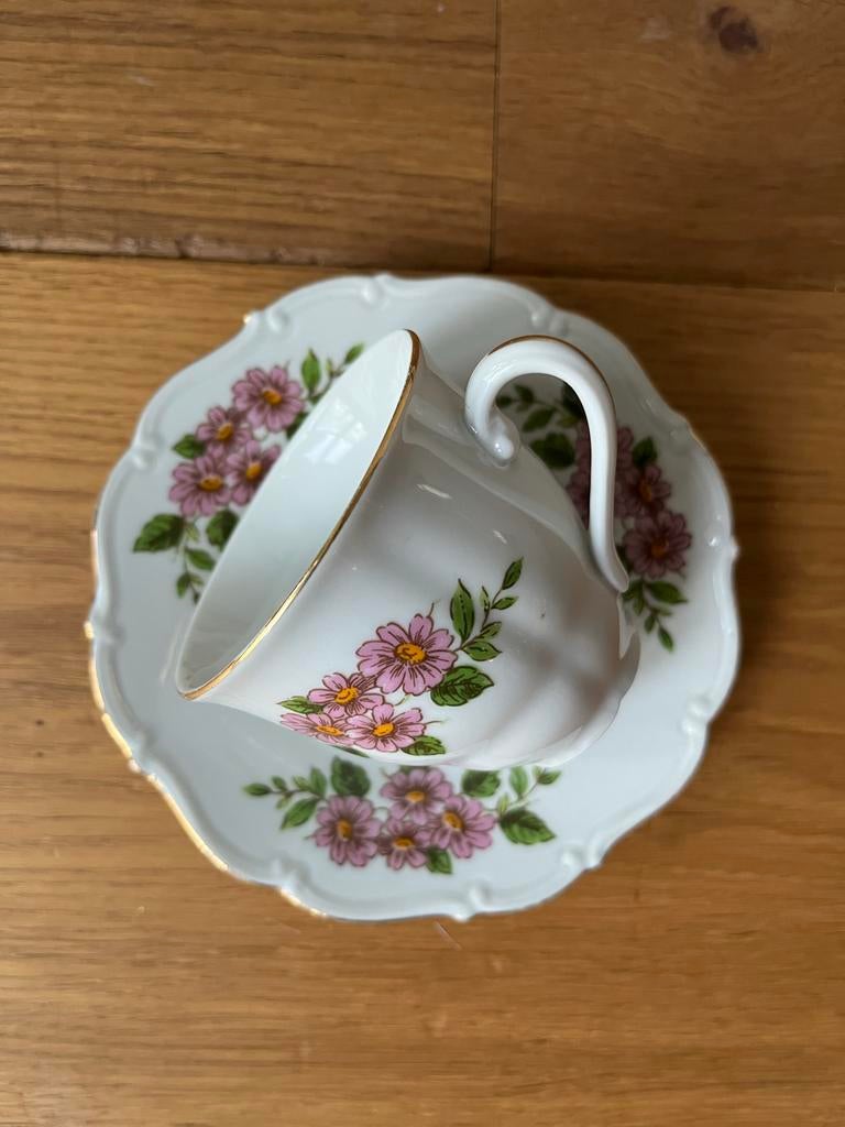 Haas and Czjzek Porselein Kop en Schotel, Ophalen of Verzenden