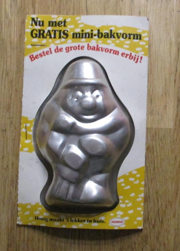 HONIG minibakvorm cakevorm mannetje 1994. Ongebruikt., Verzamelen, Merken en Reclamevoorwerpen, Ophalen of Verzenden, Nieuw, Overige typen