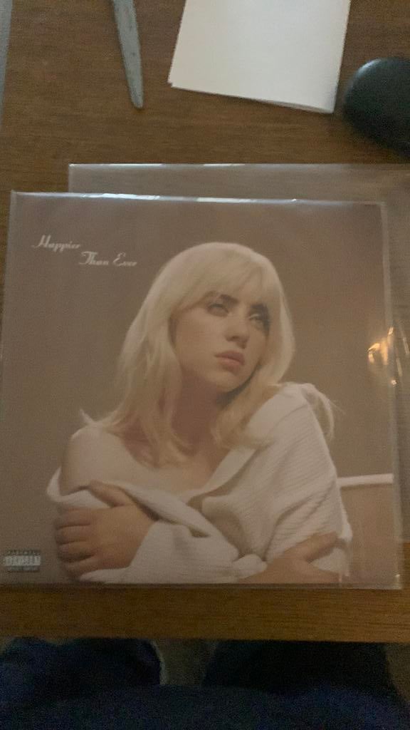 Billie Eilish - happier than ever 2lp, 1980 tot heden, Ophalen of Verzenden, Zo goed als nieuw, 12 inch