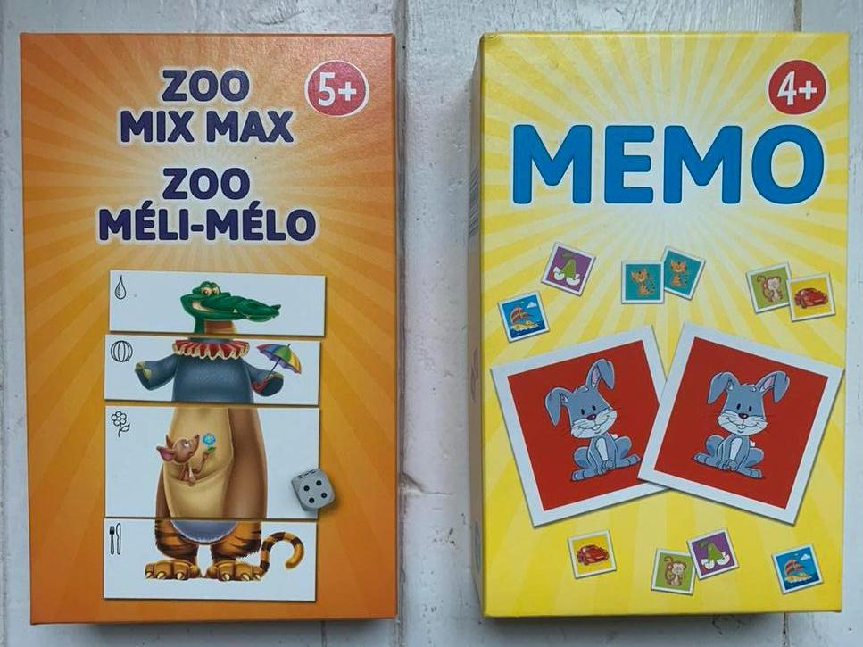 Kinderspelletjes memo en zo mix max, Een of twee spelers, Ophalen of Verzenden, Zo goed als nieuw