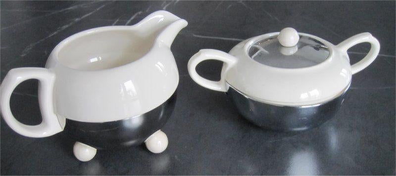 Suikerpot en melkkannetje, Antiek en Kunst, Ophalen of Verzenden